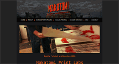 Desktop Screenshot of nakatomiprint.com
